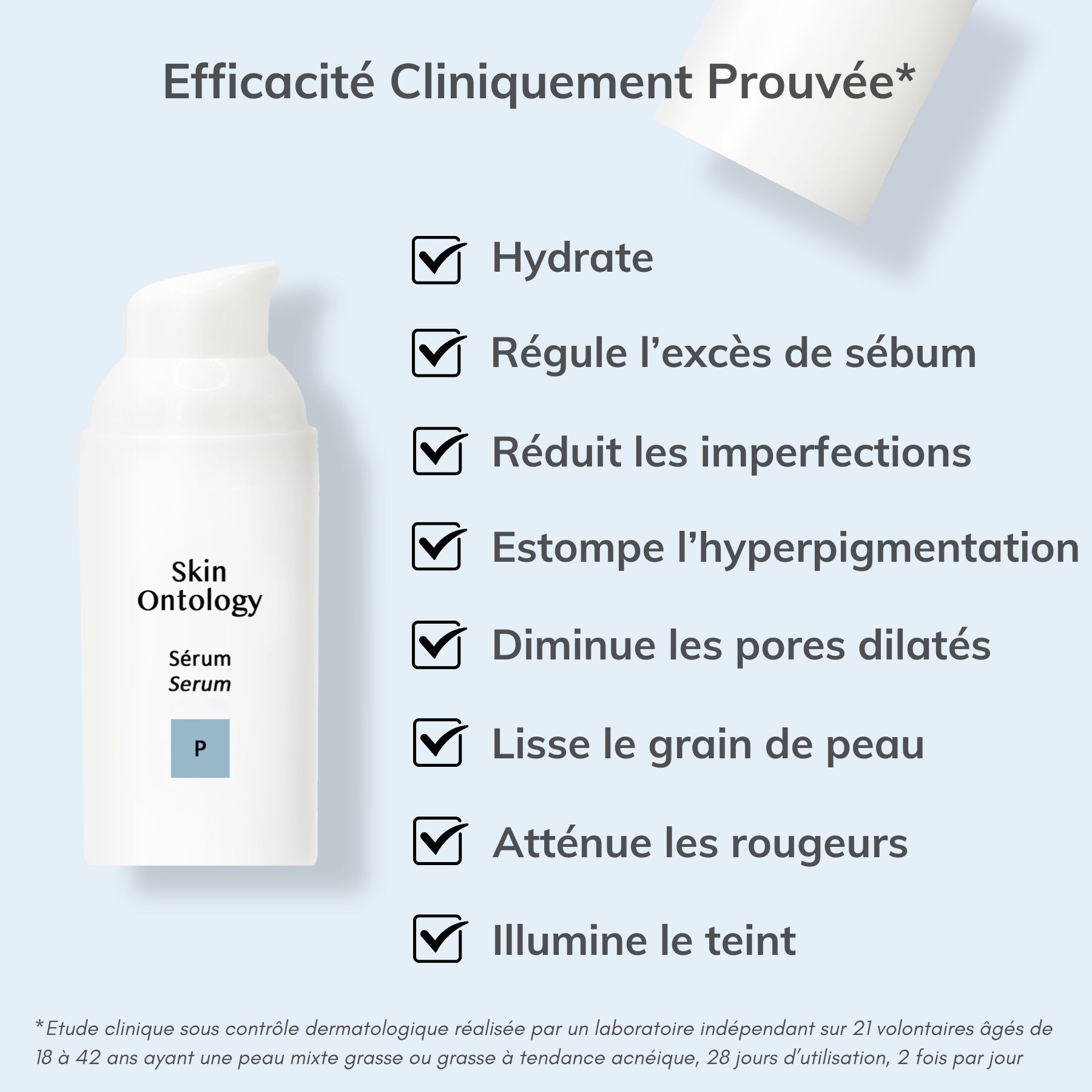 Serum P Efficacité cliniquement prouvée